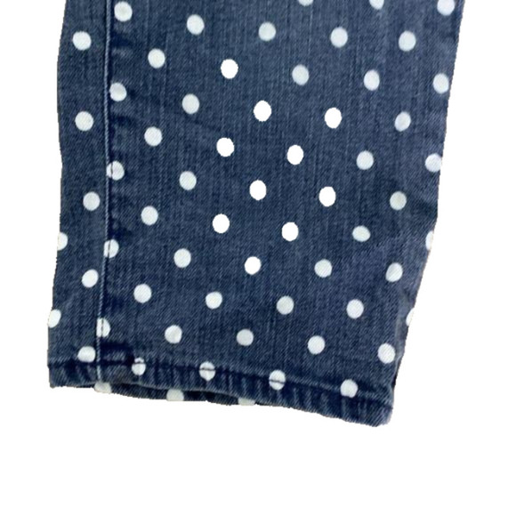 AG Adriano Goldschmied The Stevie Ankle Straight Leg Polka Dot Jeans, 28R - Picture 10 of 14